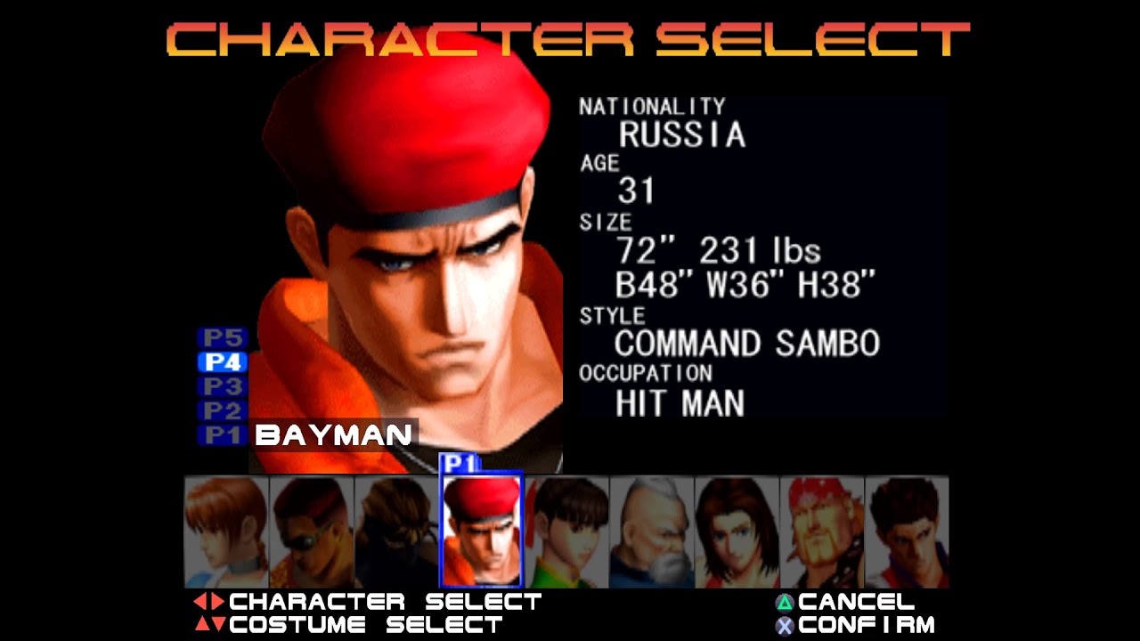 Dead or Alive (PS1) - Bayman - Tournament Mode [Longplay]