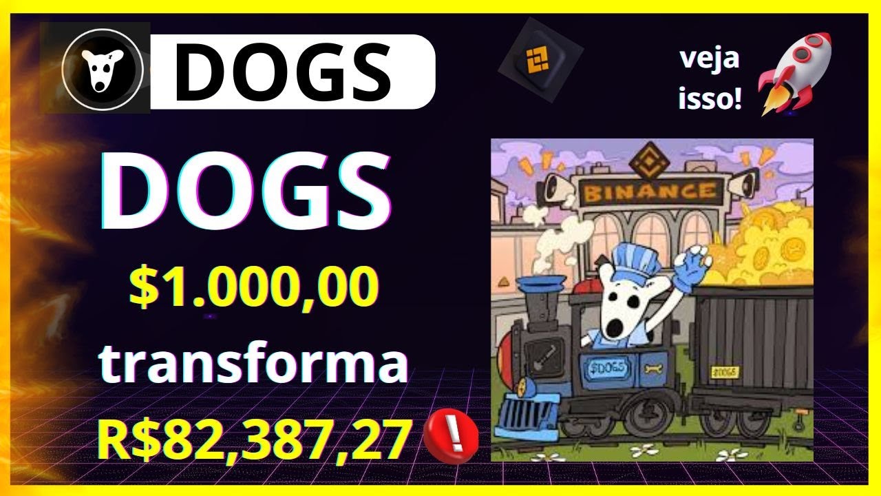 3 HORAS! 🚨URGENTE🚨 CRIPTOMOEDA DOGS PODE EXPLODIR A QUALQUER MOMENTO E CHEGAR A QUAL PRE&Ccedil;O?
