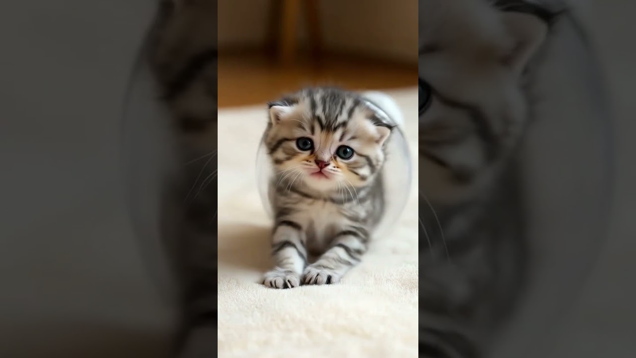 Stuck in Cuteness! 🐾😍 This Kitten is Adorable Overload