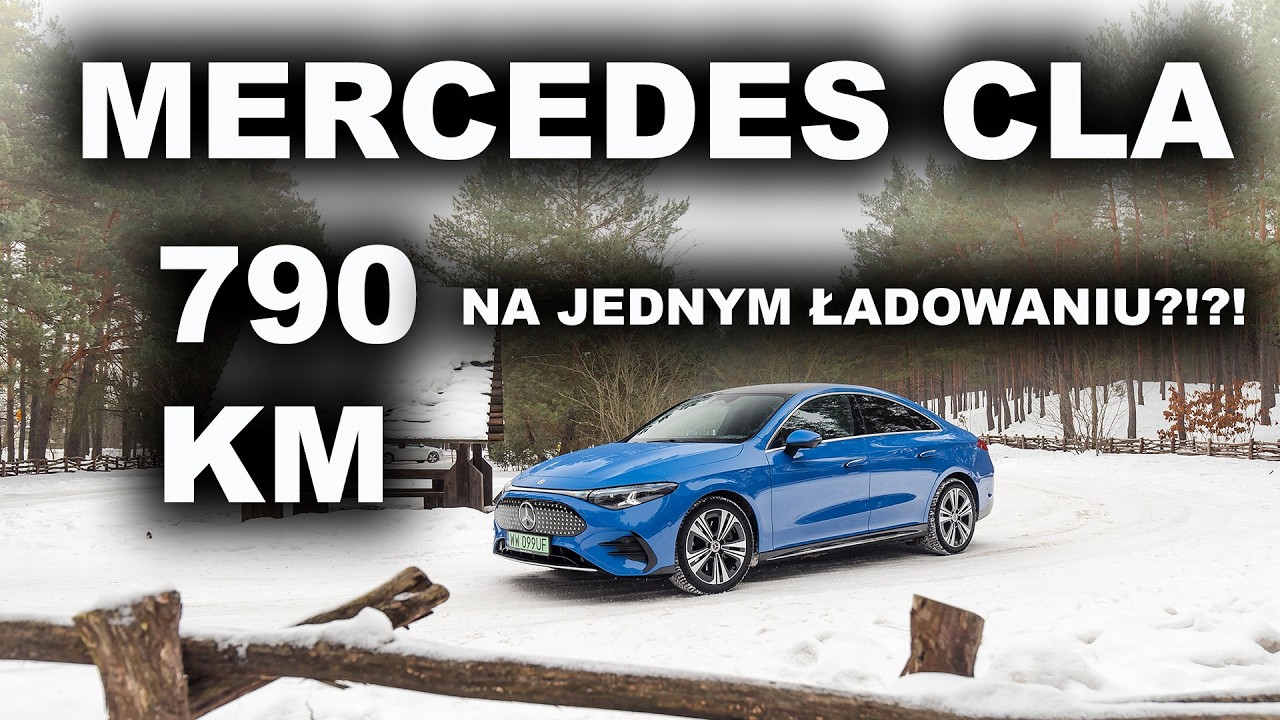 Mercedes CLA 250 EQ 2026 TEST PL 4K - 790 km na jednym ładowaniu?
