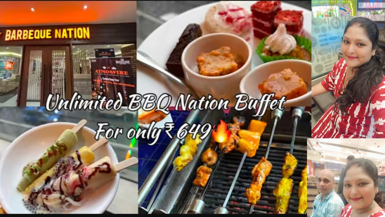 Barbeque Nation kolkata/Unlimited Food आप खा सकते हो/#funny #majedarvlog 