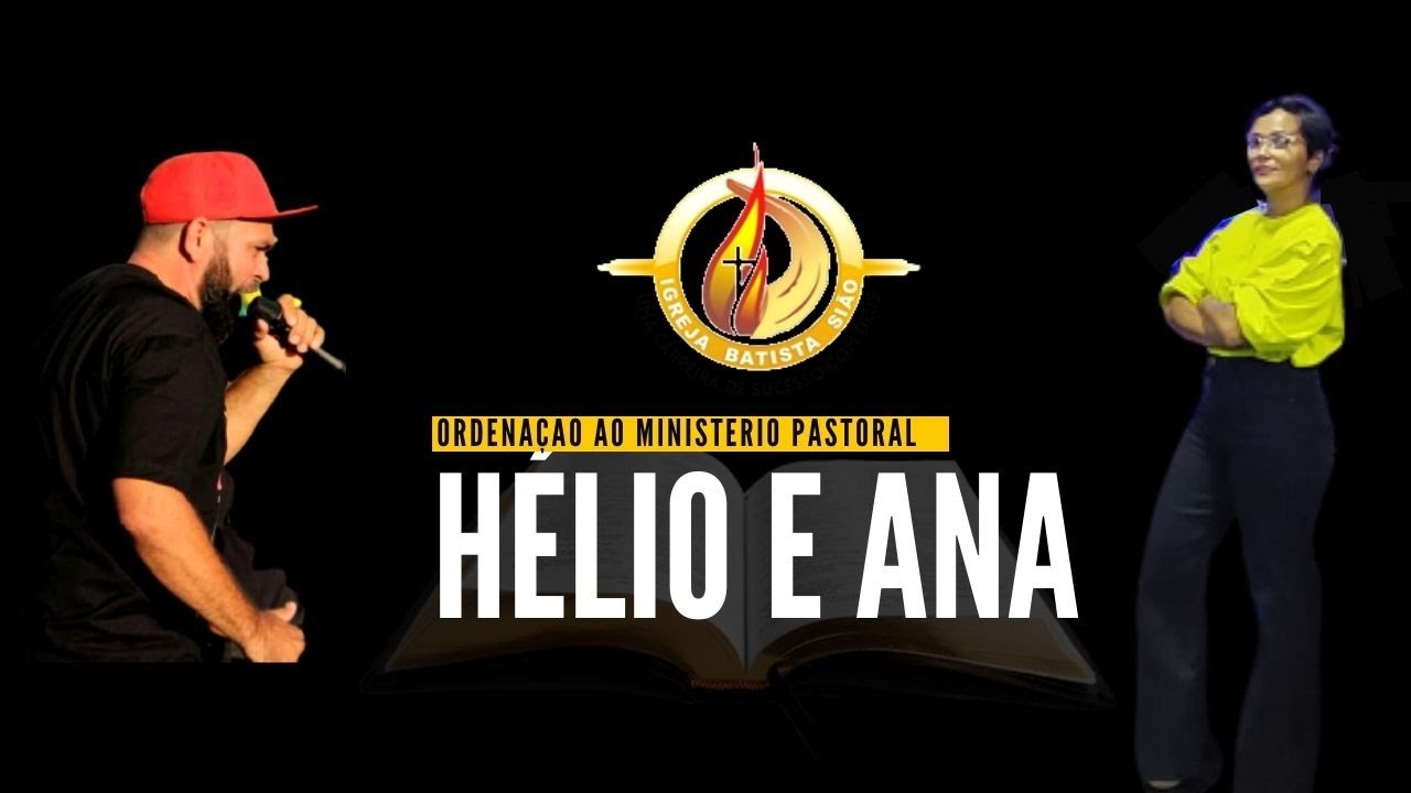CULTO DE ORDENA&Ccedil;&Atilde;O PASTORAL - IRM&Atilde;O H&Eacute;LIO E ANA 04-12-21