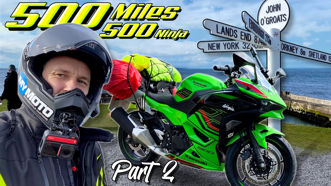 Ultimate road test - New Kawasaki Ninja 500 vs the NC500 - Inverness to John O'Groats - Part 2