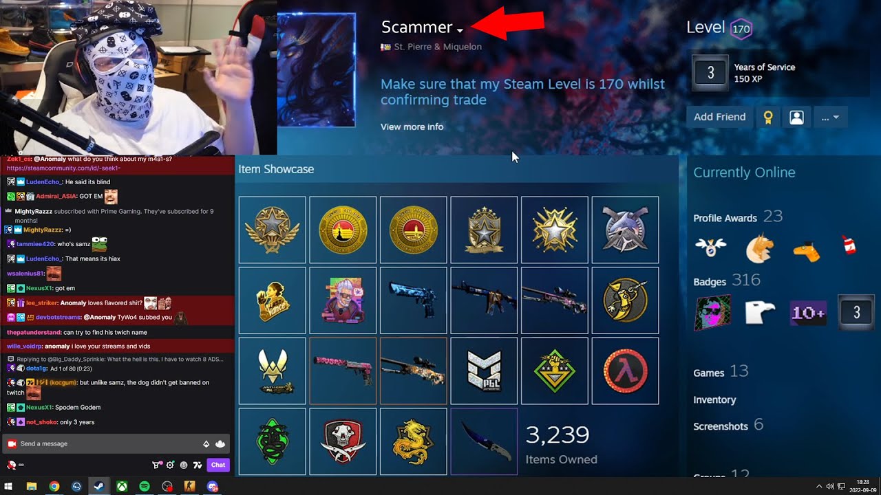 HOW TO SPOT A SCAMMER ON STEAM!