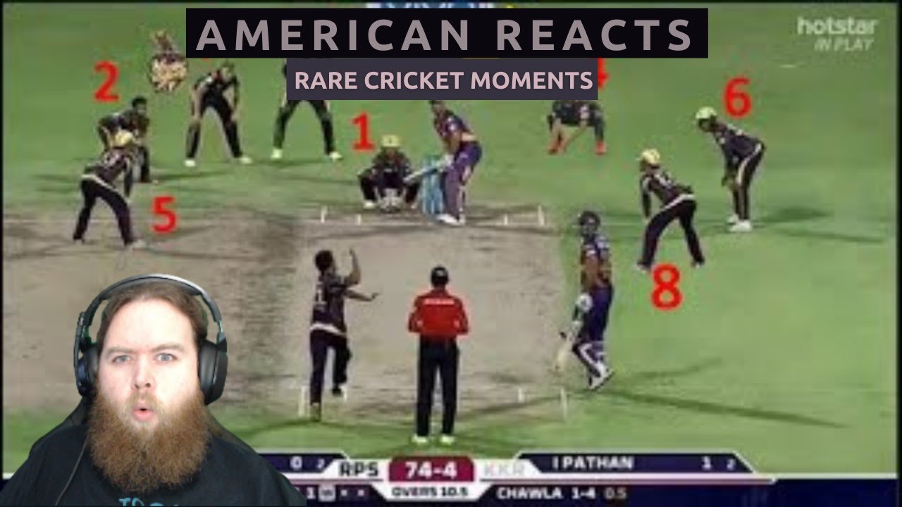 American Reacts To RARE Moments in Cricket
