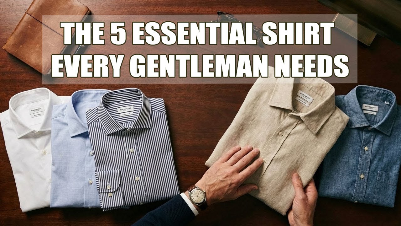 Единственные 5 рубашек, которые нужны мужчинам старше 50 лет для коллекции Old Money Outfits (2026)