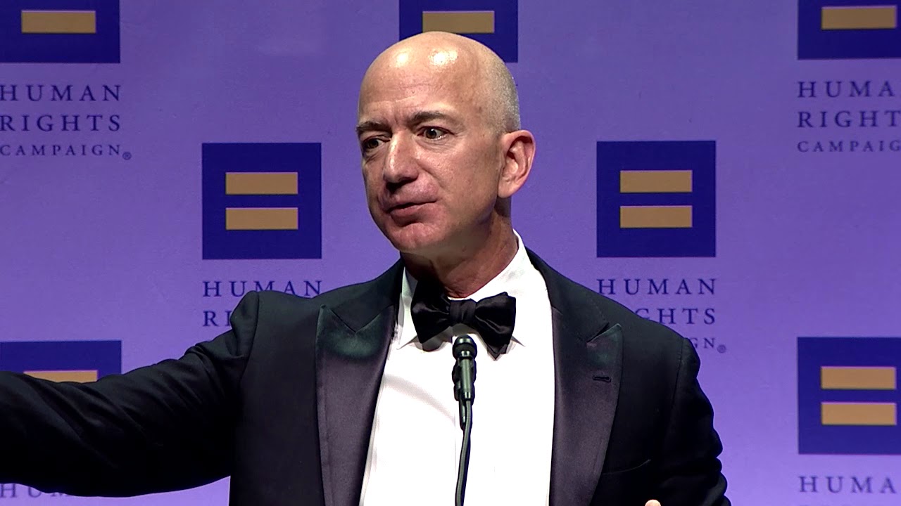 Jeff Bezos Receives the HRC National Equality Award 2017