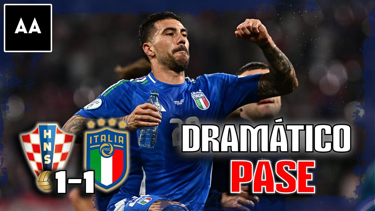 EUROCOPA: Italia consigue su pase a Octavos de final con empate ante Croacia | Andrés Agulla