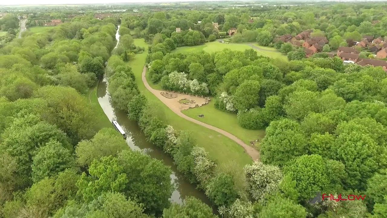 Great Linford aerial views