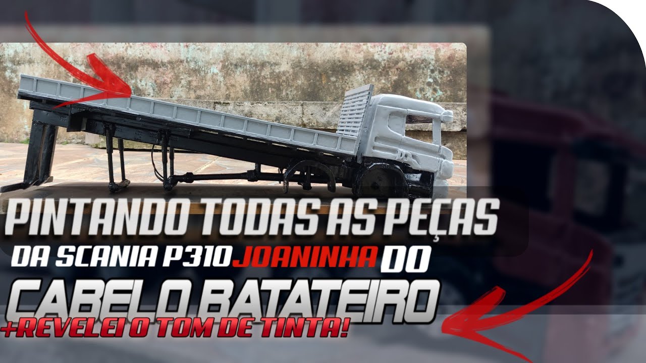 Pintando Todas as peças da mini Joaninha do @CabeloBatateiro