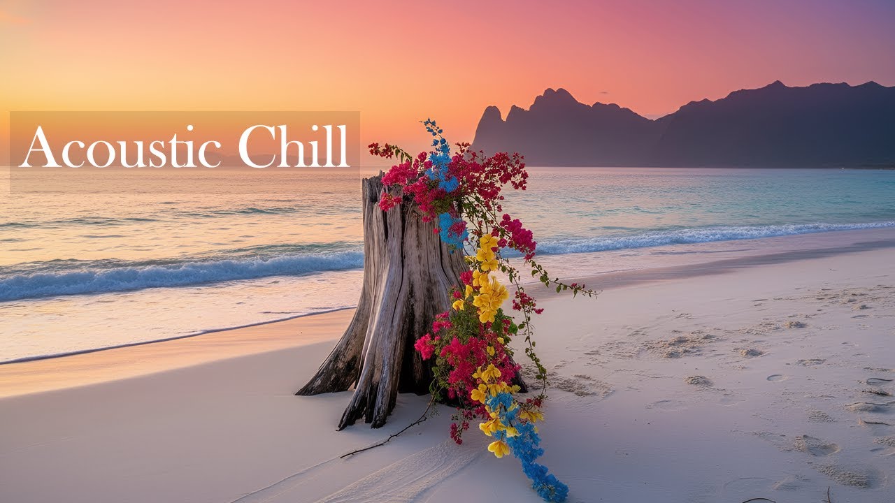 Acoustic Chill for Study & Work 📚 Relaxing Beach Vibes & Guitar Melodies ☕🏝️