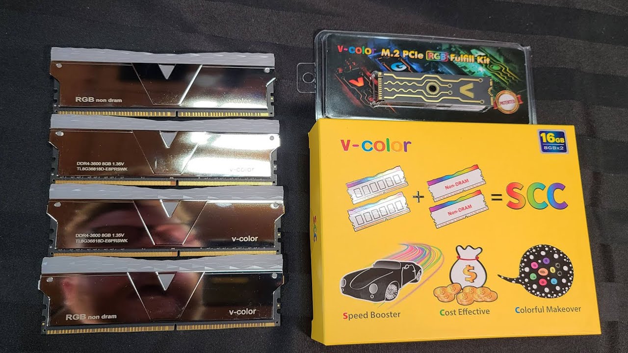 4 Dimms For The Price Of 2?! V-Color Prism Pro + RGB m.2 Review