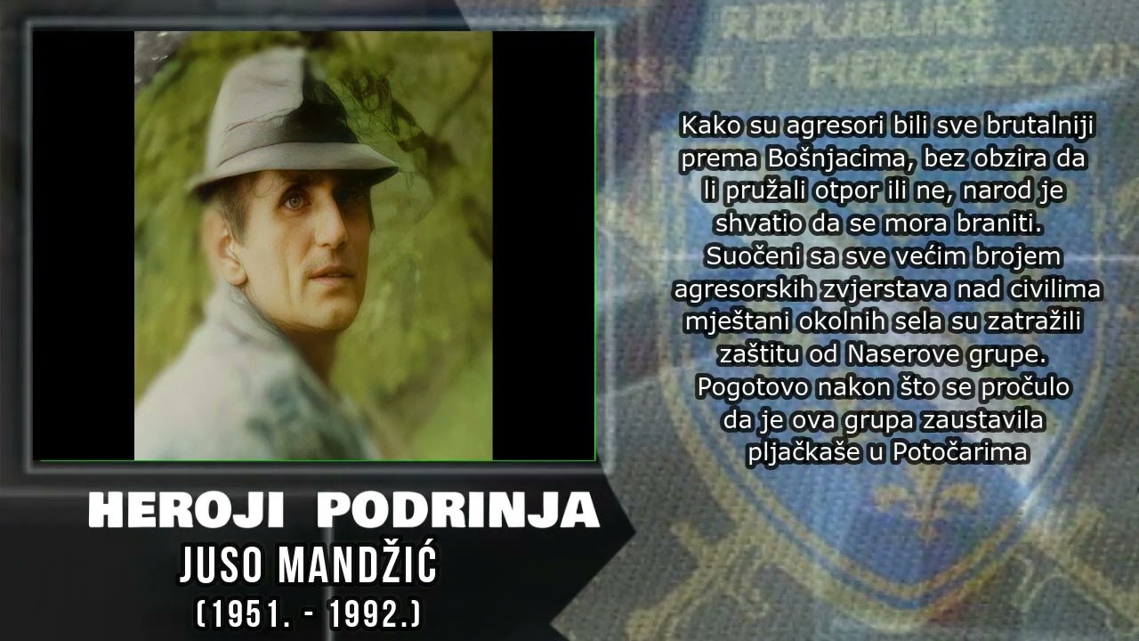 Sjećanje na Jusu Mandžića iz Dugog Polja - Srebrenica