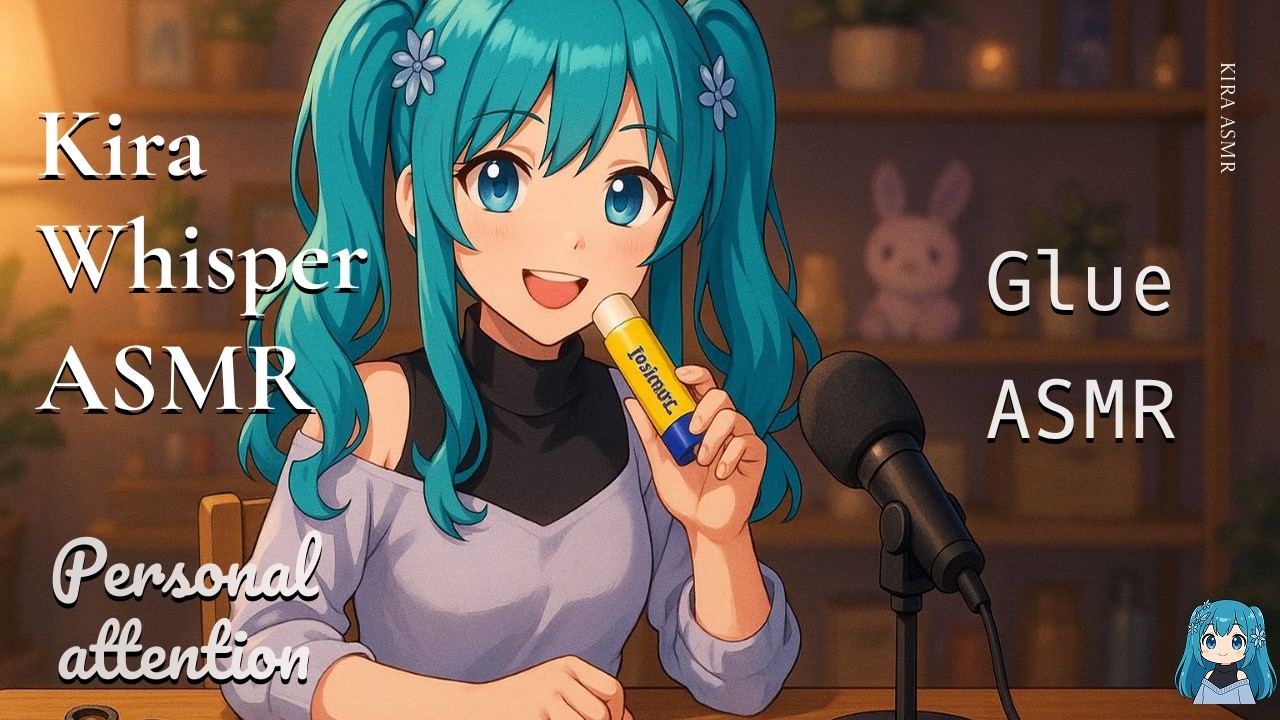 [ASMR] Glue ASMR Sounds ✨ Sticky, Glossy, Satisfying Tingles for Sleep & Relaxation