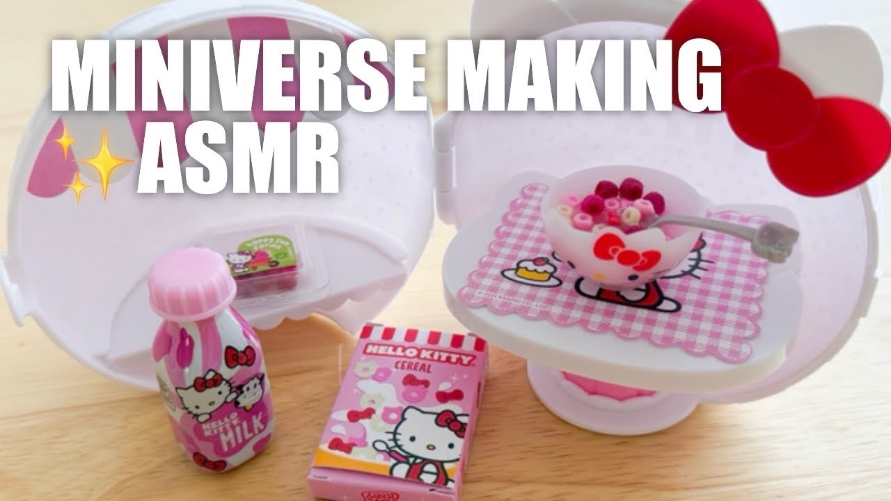 헬로키티 시리얼 만들기 🍓 귀여운 미니어처 레진아트 ASMR