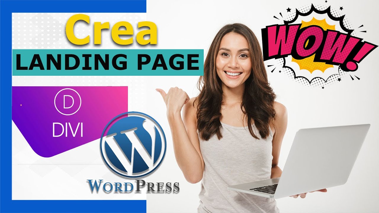 🏅 Como Crear una Landing Page en WordPress  2022 DIVI