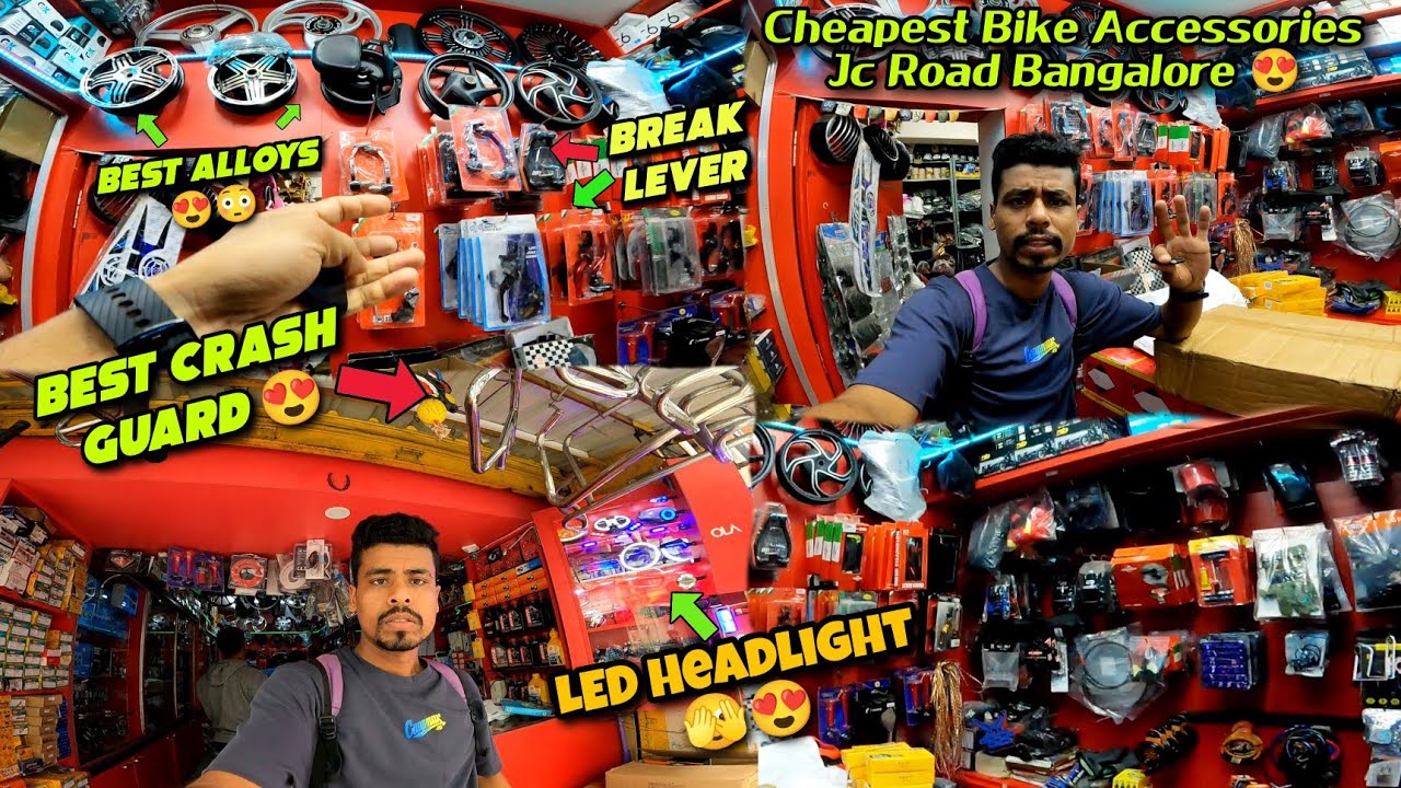 best bike accessories in bangalore ||  cheap bike parts in bangalore || jc road bike accessories