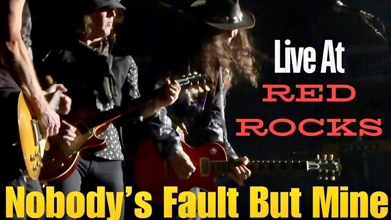 Performing Led Zeppelin's Nobody's Fault But Mine live at Red Rocks
