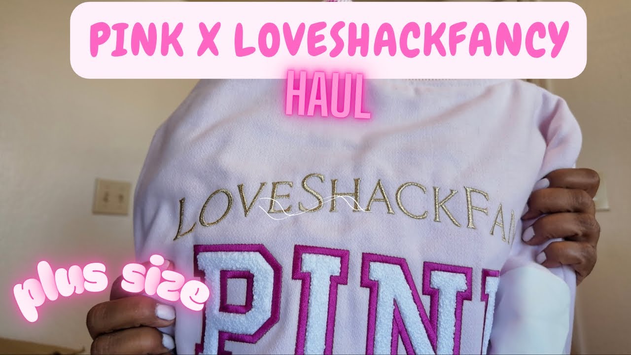 HAUL LOVESHACKFANCY X PINK 💕 plus size// ROBIN COOKIE