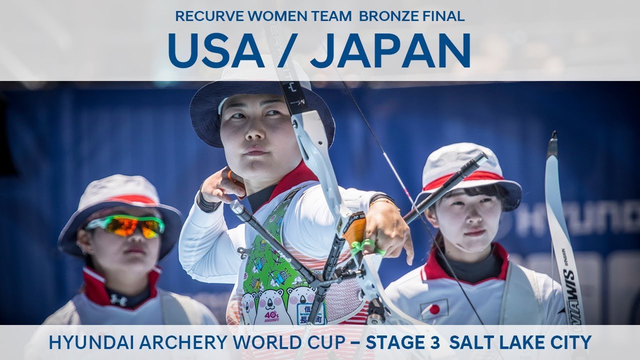 США против Японии – бронза женской сборной по стрельбе из лука | Кубок мира Hyundai Archery SLC 2...