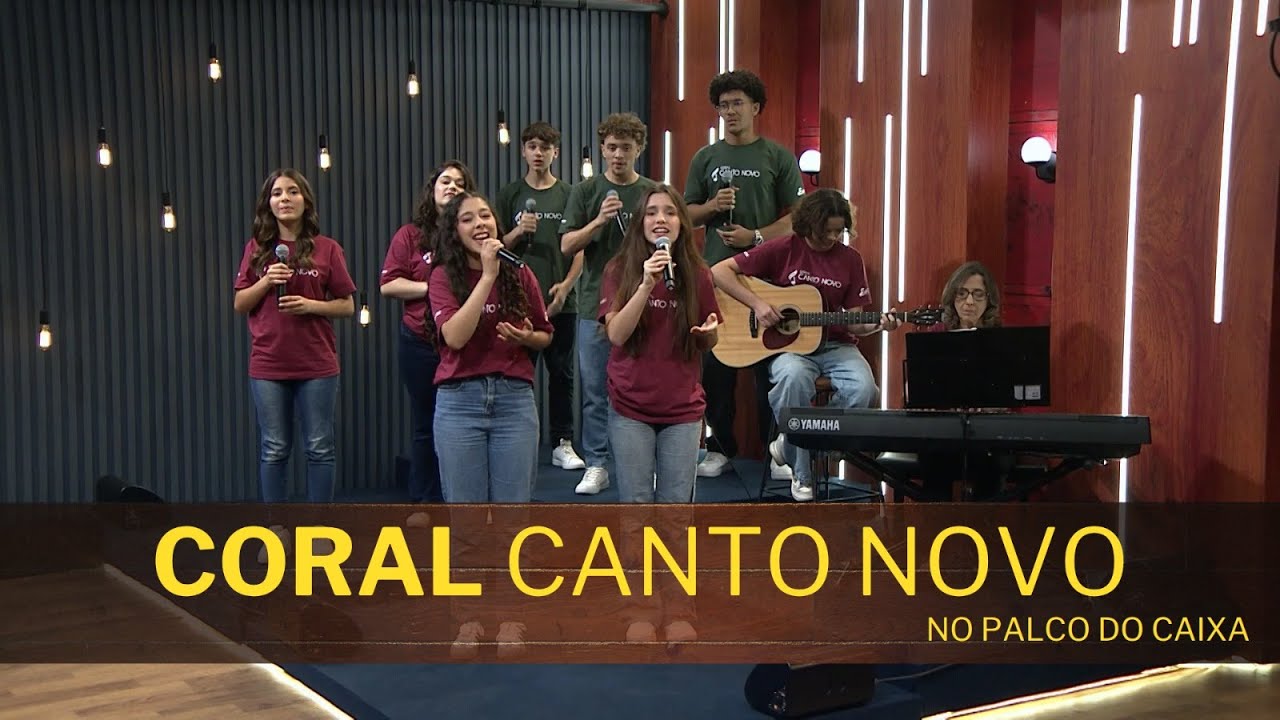 CORAL CANTO NOVO no Palco do Caixa de Música