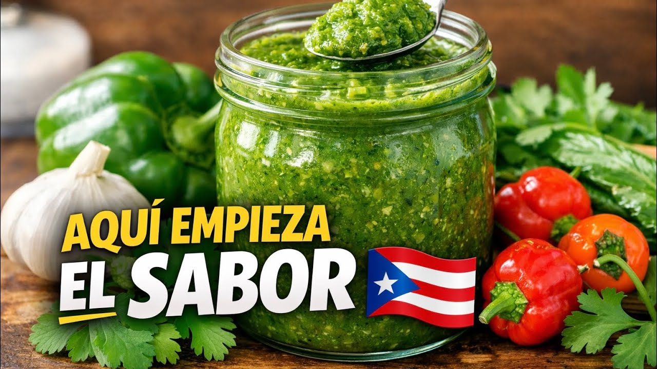 Receta del auténtico Sofrito de Peurto Rico 