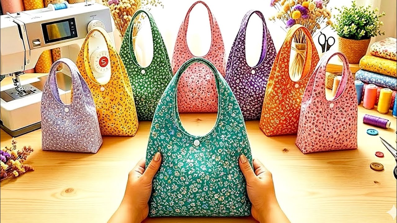 Easy DIY Fabric Bags | Step-by-Step Sewing Tutorial