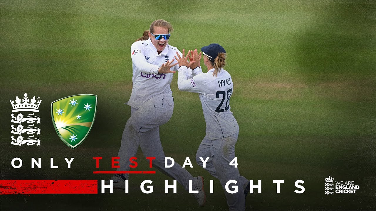 Thrilling Final Day In Store! | Highlights - England v Australia Day 4 | LV= Insurance Women’s Test
