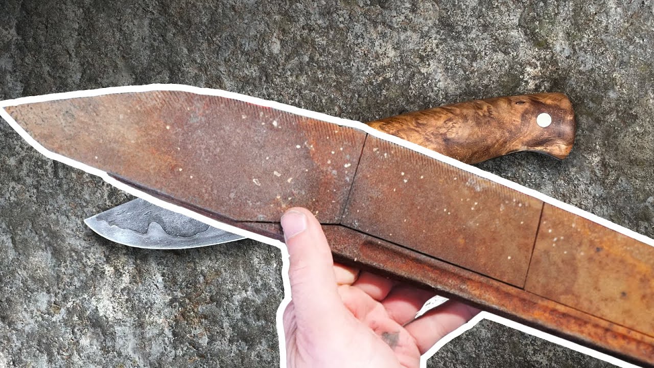 Forging a Knife From an Old Ice Saw