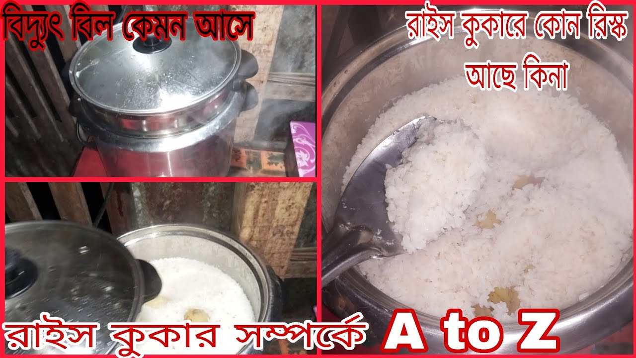 আমার অভিজ্ঞতা থেকে রাইস কুকার সম্পর্কে A to Z তোমাদের জানালাম l রাইস কুকার সম্পর্কে বিস্তারিত ll