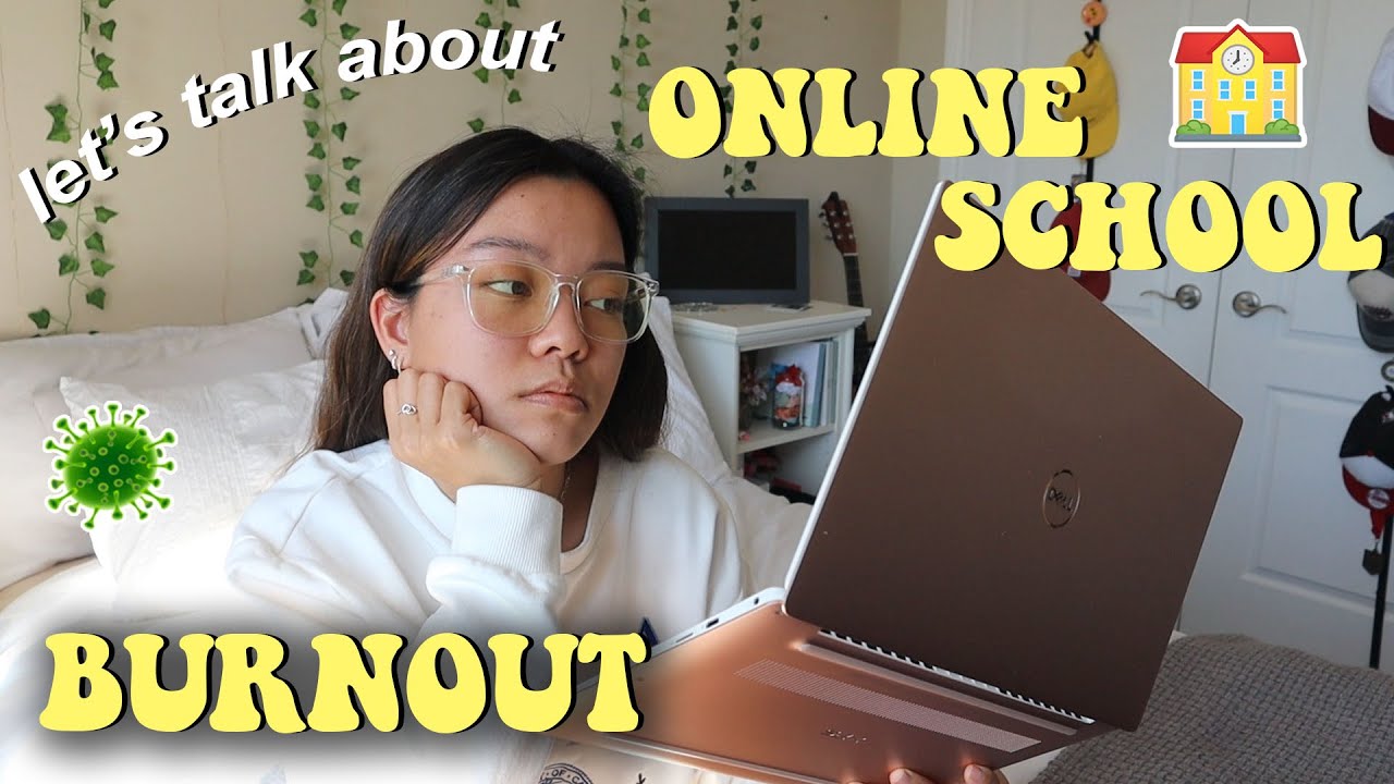 how to deal with online school burnout