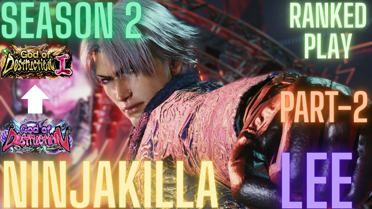 Tekken 8 | NinjaKilla (Lee) God To God 1 Part-2 Ranked Play