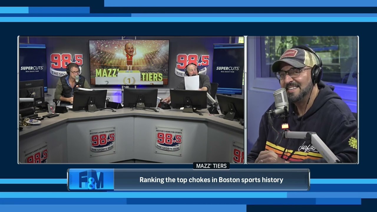 Mazz' Tiers: Biggest Choke Jobs in Boston Sports