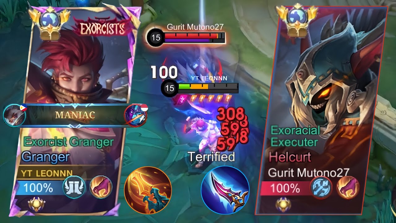 GRANGER vs TOP GLOBAL HELCURT!!😱 HARD GAME HE IS DESTROY ME!!😭 (i'm noob)