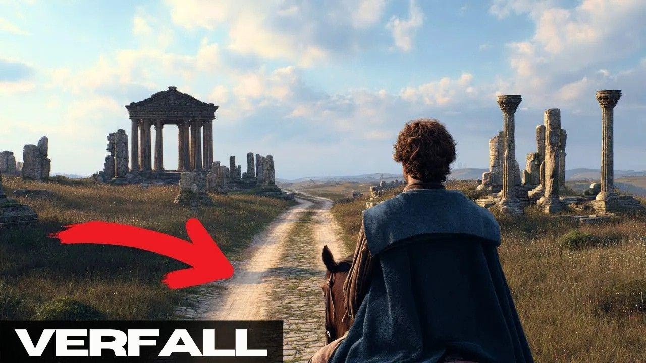 Was wurde aus den römischen Straßen nach dem Untergang des Imperiums?