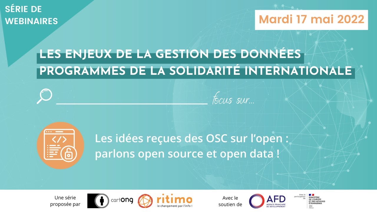 Webinaire - Les idées reçues des OSC sur l’open : parlons open source et open data !