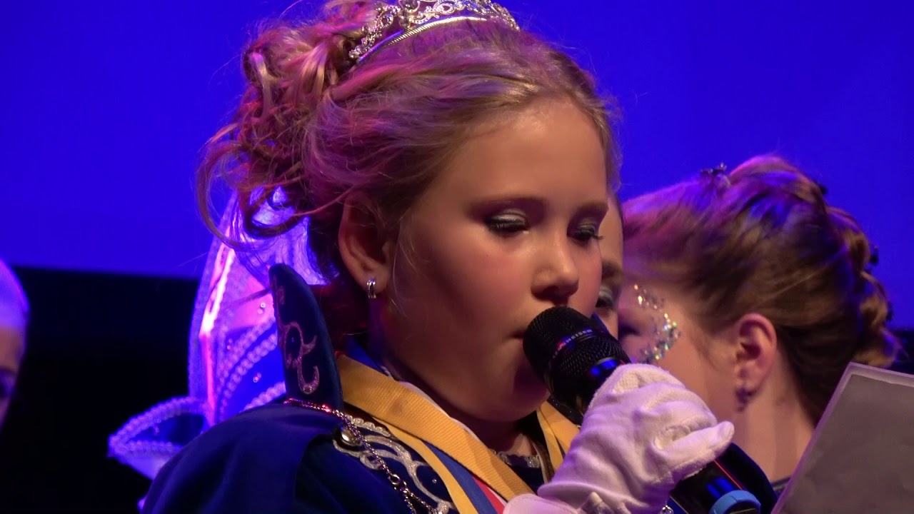 Aftreden Jeugdprinses Zoë van de Blaoskoppen 12 1 2019
