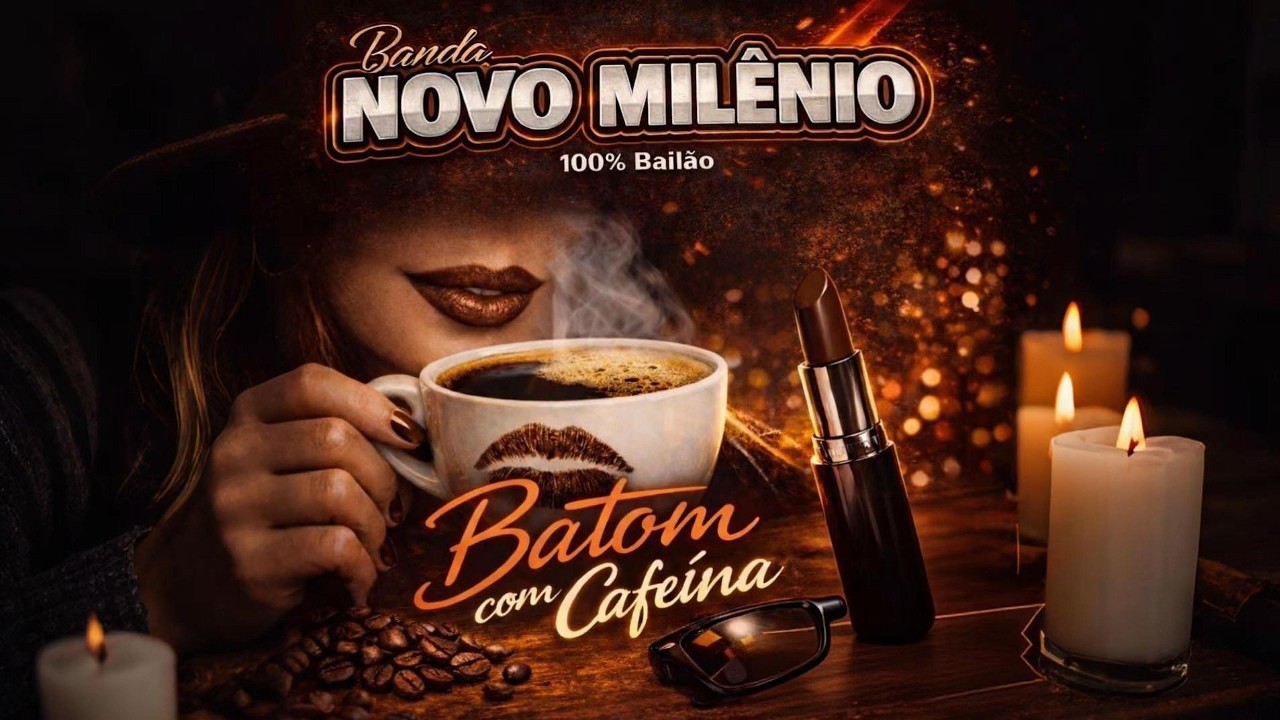Banda Novo Milênio - BATOM COM CAFEÍNA | Video Clipe 4k | 2026