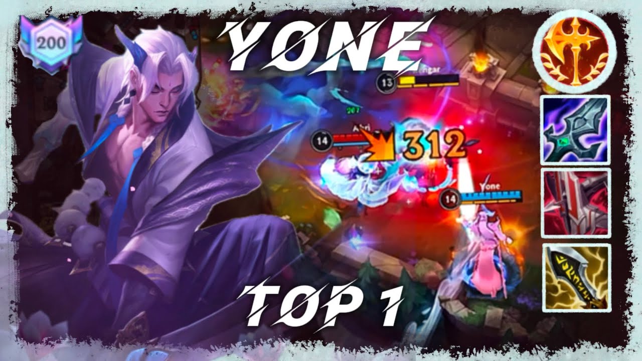 SPIRIT BLOSSOM YONE | TOP1 HARD CARRY | WILD RIFT GAMEPLAY (RUNES AND BUILD)