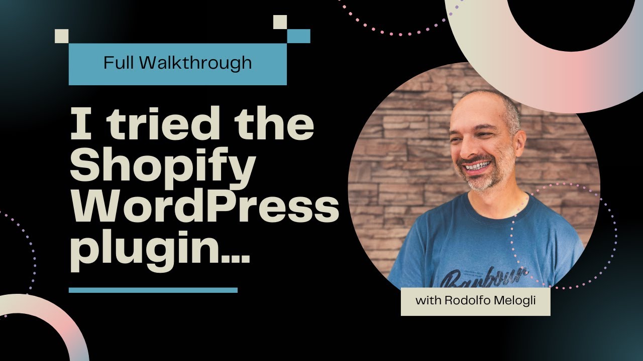I tried the Shopify WordPress plugin (so you don't pay for a trial)