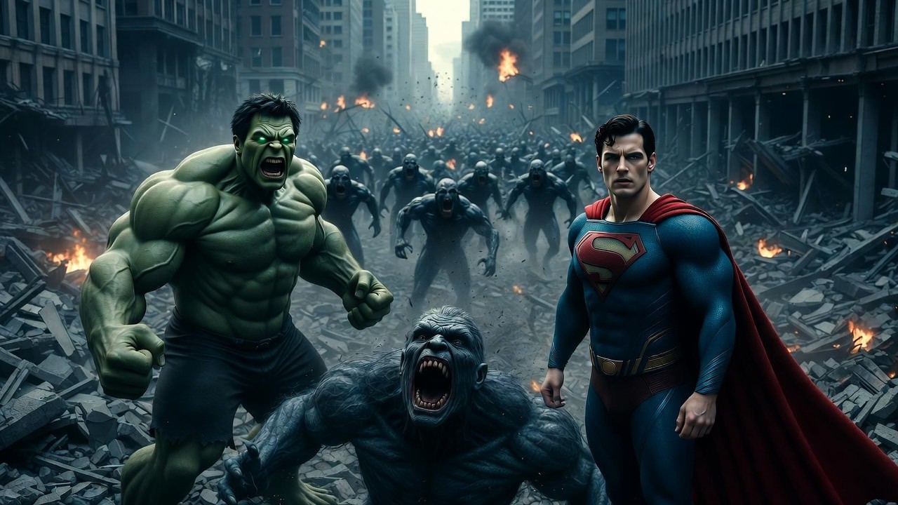 City Destroyed… Hulk & Superman Faced the Monster 😱🔥 | Rage Unleashed