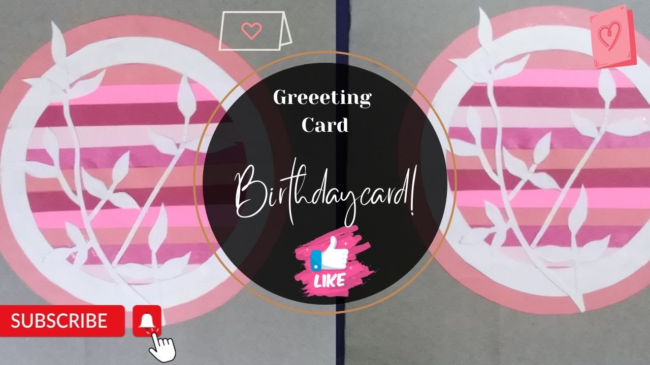 Greeting Card idea|| Easy 5 minutes greeting card || Homemade greeting card || Birthday card