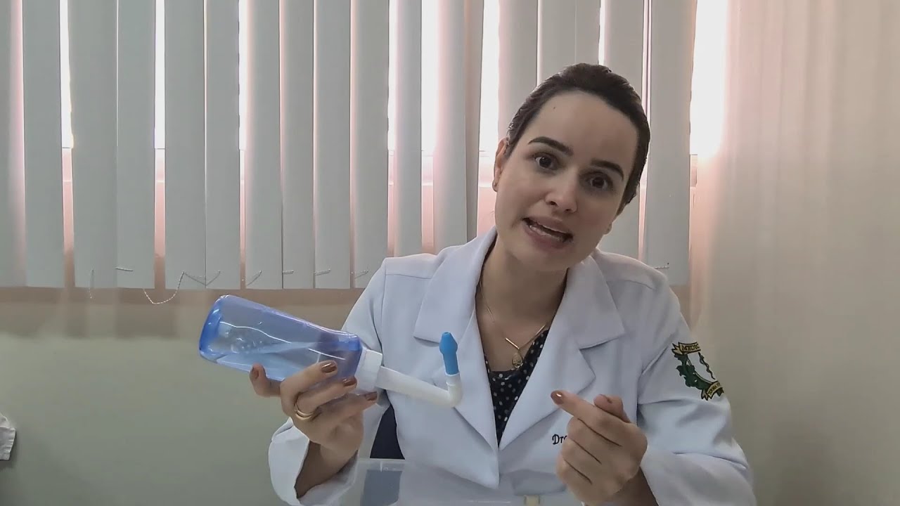 Lavagem nasal  - Dispositivo Gravitacional