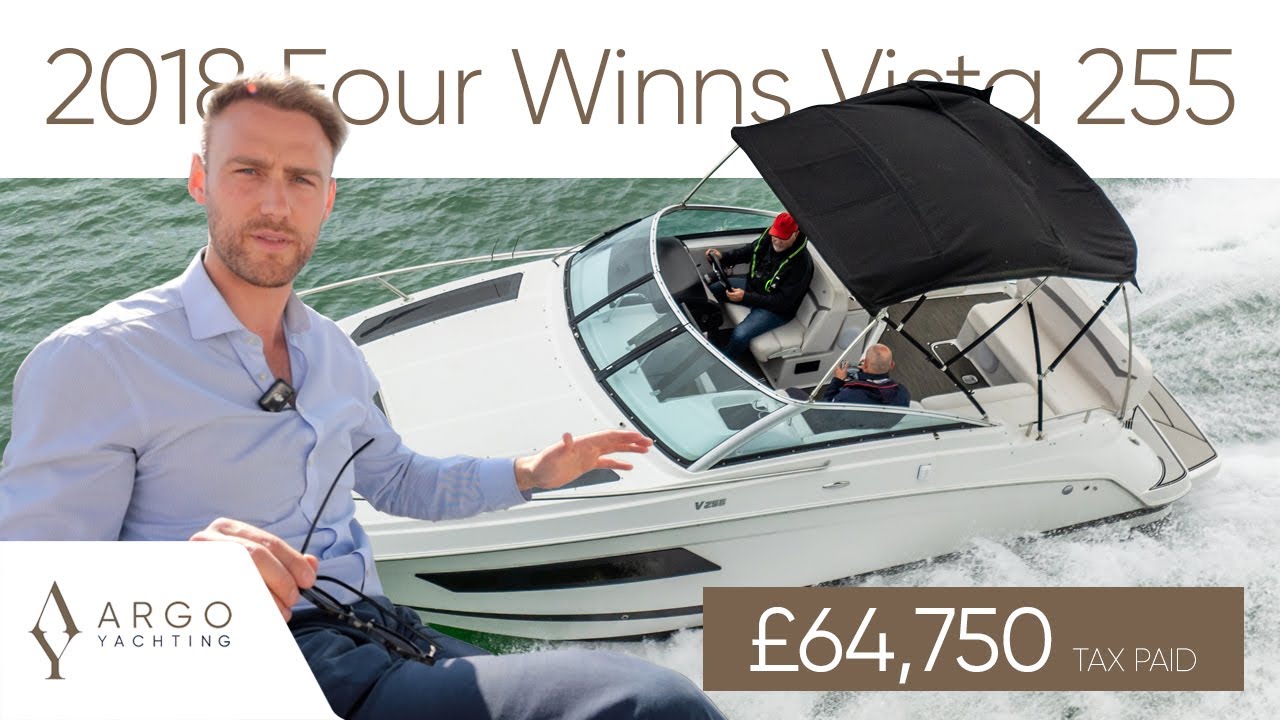 2018 Four Winns 255 Vista 'Tychicus' | NOW SOLD | Full Broker Walkthrough with Charles Wilkinson