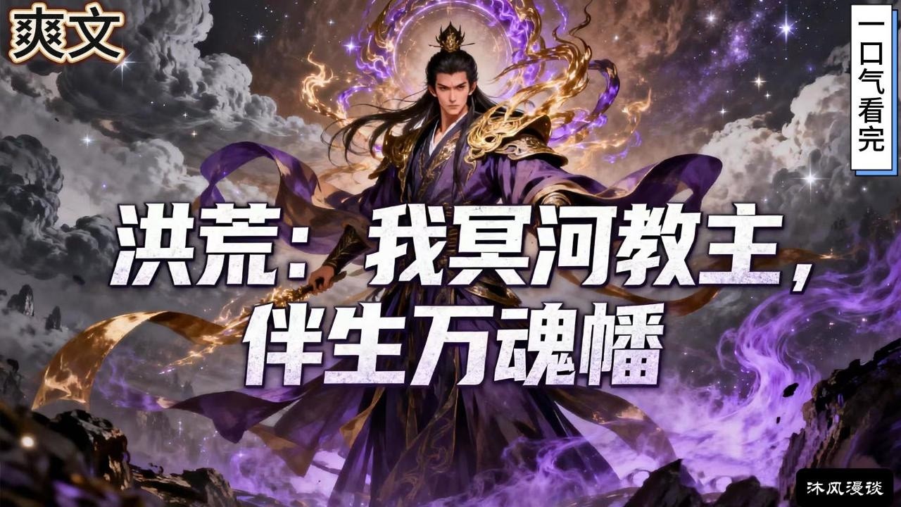 完结《洪荒：我冥河教主，伴生万魂幡》后世灵魂穿越洪荒，成为血海之主冥河老祖，伴生鸿蒙异宝【鸿蒙护灵幡】。冥河望着通体冒着黑气的【鸿蒙护灵幡】默然不语……#動漫 #穿越#有声漫画#爽文#玄幻 #无敌