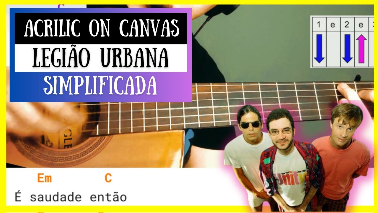 Acrilic On Canvas (Legião Urbana) Simplificada Sem Pestanas | Como Tocar No Violao | Toque Comigo