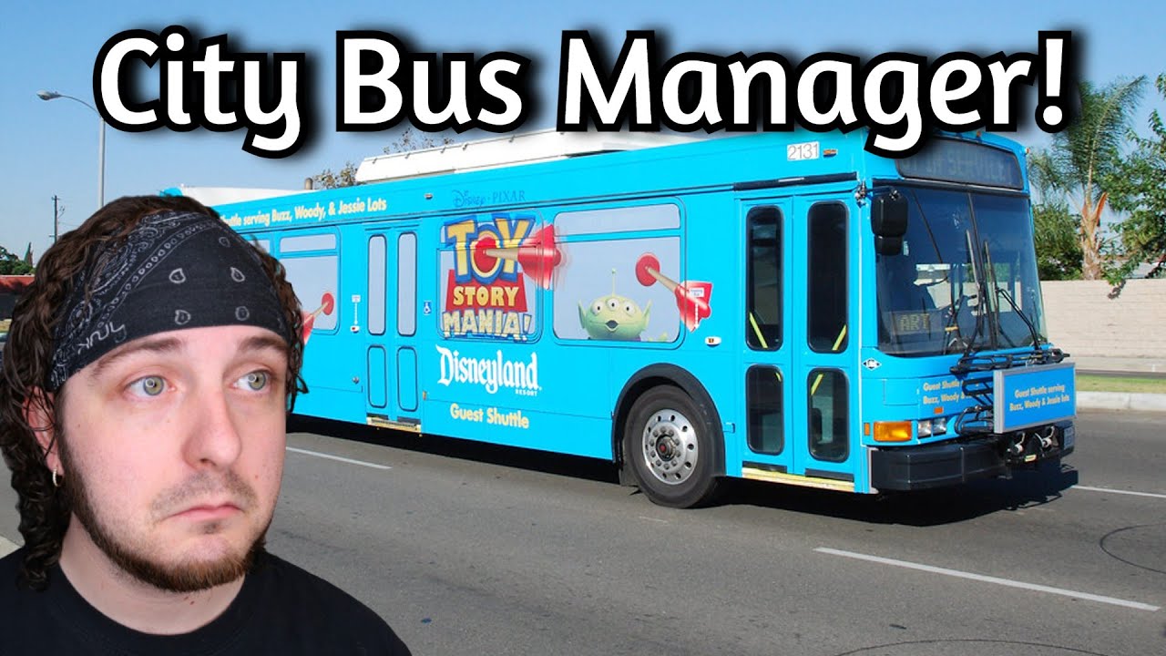 Attempting DISNEYLAND BUS ROUTES! - City Bus Manager (Early Access)