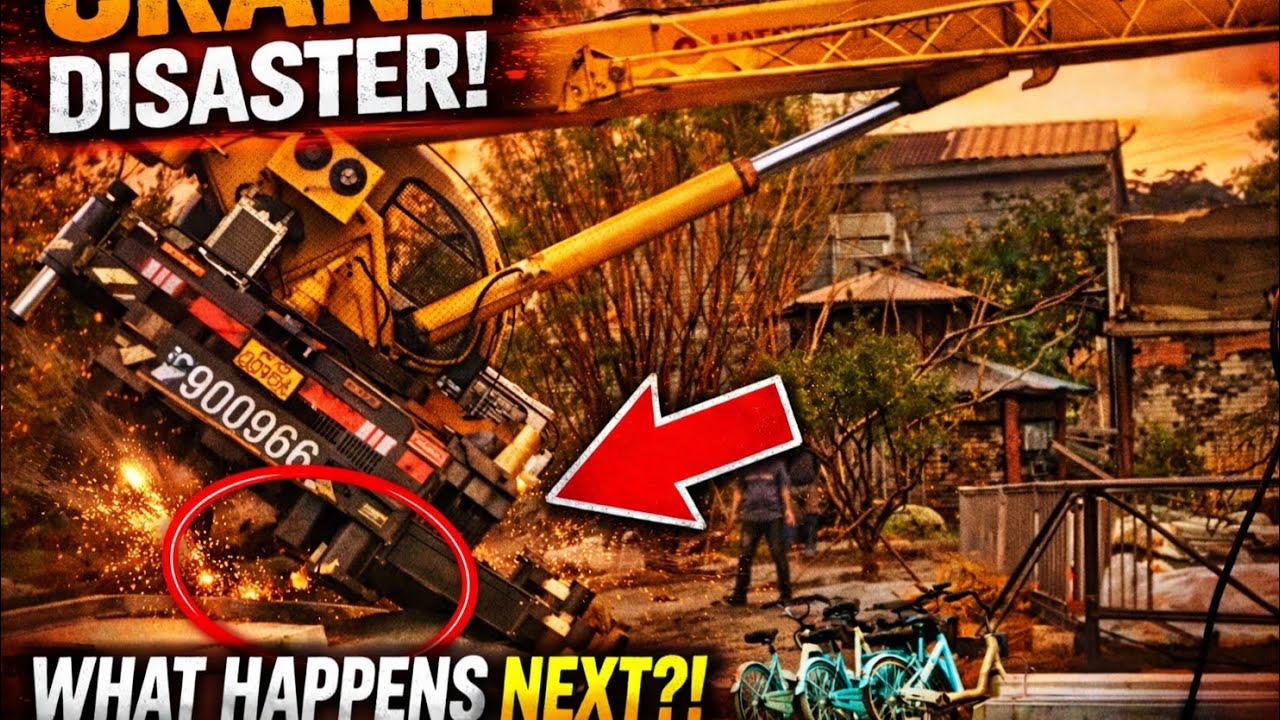 🔥CRANE DISASTER ! WHAT HAPPENS ? 🔥