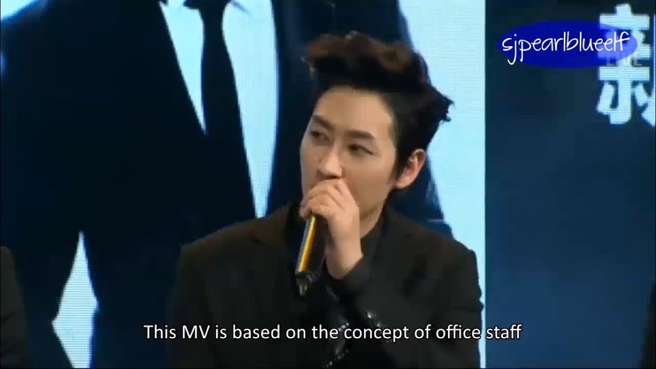 [ENG SUB] Super Junior-M SWING Press Conference