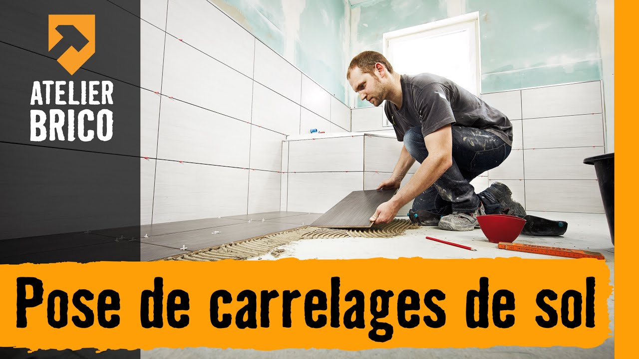 Atelier brico HORNBACH - Pose d'un carrelage de sol